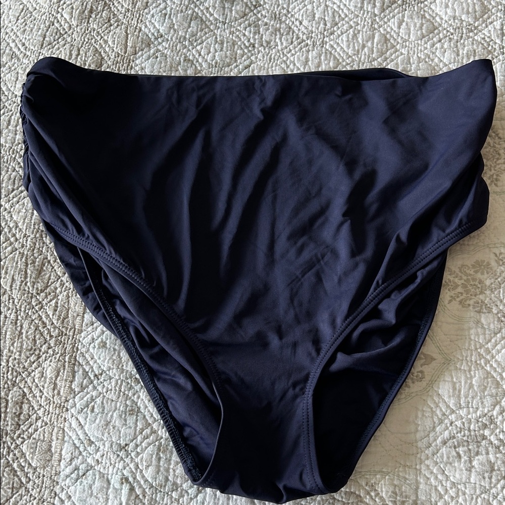 Anne Cole Navy Swim Bottom